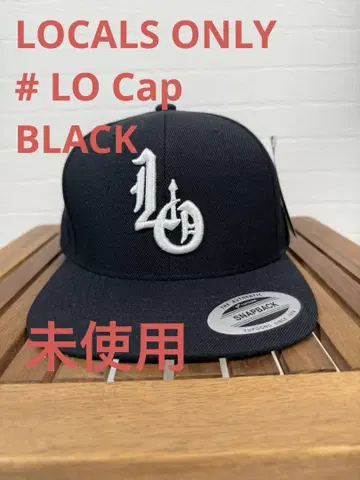 [ 미사용 BLACK ] LOCALS ONLY # LO Cap BLACK