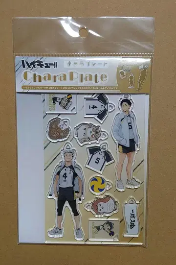 하이큐!! 캐릭터 플레이트 후쿠로다니 학원 고교 아카아시 보쿠토