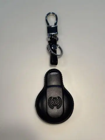 [미사용 새상품] MINI 60주년 기념 가죽 키 케이스 블랙