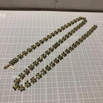 레어 D'ORLAN 돌란 목걸이 나비 빈티지 약 72cm