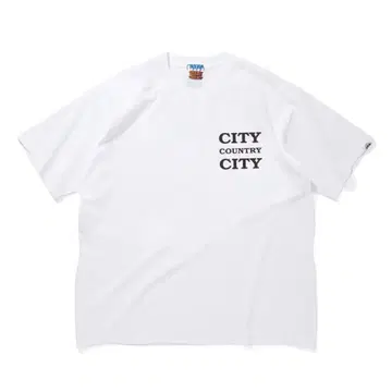 CITY COUNTRY CITY 티셔츠 화이트