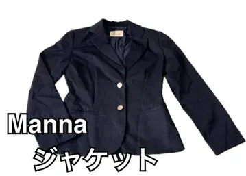 Manna 테일러드 자켓 싱글 네이비 약 M 사이즈