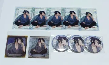 NARUTO 돌풍전 느긋하게 하자고 캔뱃지 클리어 시트 사스케