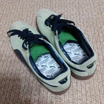 PUMA 블루 버드 스니커즈 그린