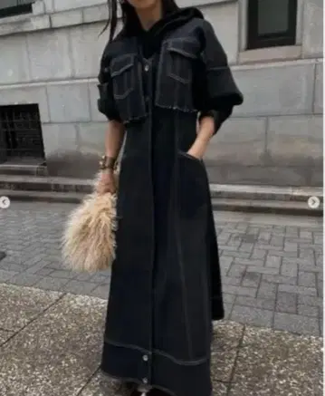 AMERI vintage UND 3WAY DENIM DRESS