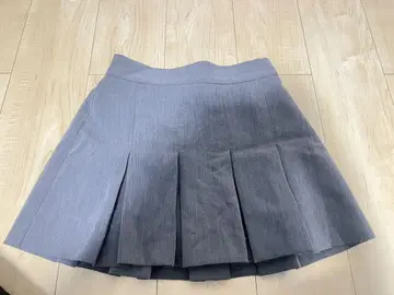 chico 와이드 플리츠 미니 스커트