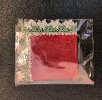 치카자와 레이스 x 후진가호 창간 120주년 타월 손수건 레드