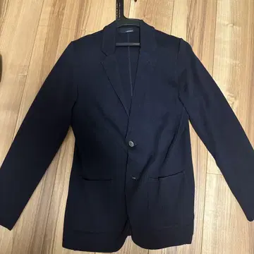 LARDINI 네이비 니트 자켓 S