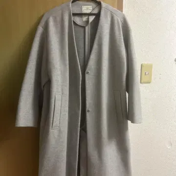 studio CLIP my STANDARD 그레이 롱 코트
