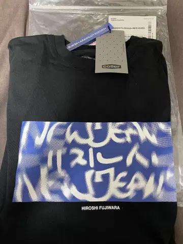 new jeans 후지와라 히로시 콜라보 T셔츠
