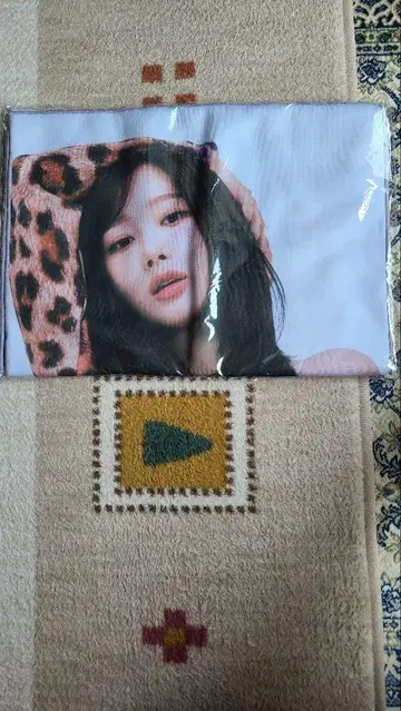 미개봉 새상품 aespa 일본 투어 한정판 슬로건 타월 지젤