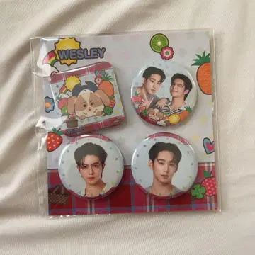 WESLEY WilliamEst PIN SET 캔뱃지 GMMTV