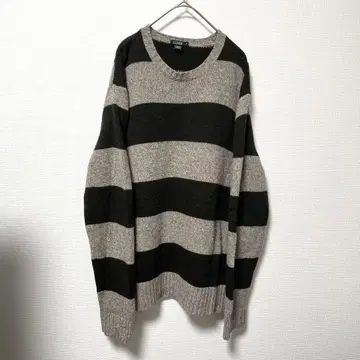 J.Crew 100% 램스울 스웨터 M 보더