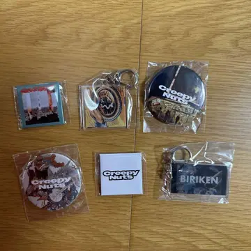 Creepy Nuts 가챠 캔뱃지 키링 묶음 판매 6세트