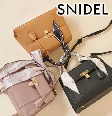 SNIDEL 스나이델 롤 커버 패드락 백 SWGB254633