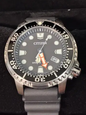 CITIZEN 에코 드라이브 다이버 워치 BN0156-05E
