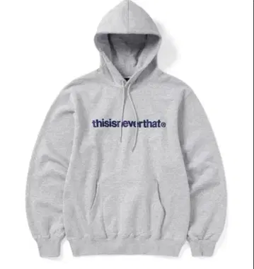 thisisneverthat T-Logo 후드티 그레이