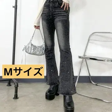 nonhedge 논헤지 플레어 데님 팬츠 스톤 라메