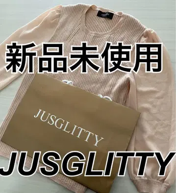 JUSGLITTY 재스그리티 시어 니트