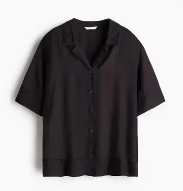 H&M 오버 사이즈 리조트 셔츠 X S 블랙
