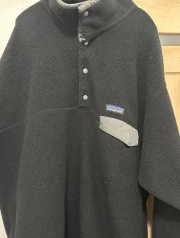 [ Patagonia ] 파타고니아 신틸라 스냅 T 플리스 블랙