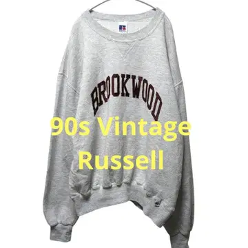 90s 빈티지 RUSSELL ATHLETIC 맨투맨 그레이