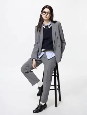 스마트 앵클 팬츠 M 그레이
