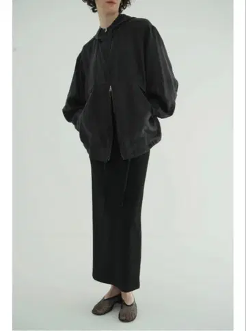 CLANE SHEER AIRY ZIP HOODIE