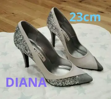 DIANA 글리터 펌프스 8cm 힐 결혼식 파티