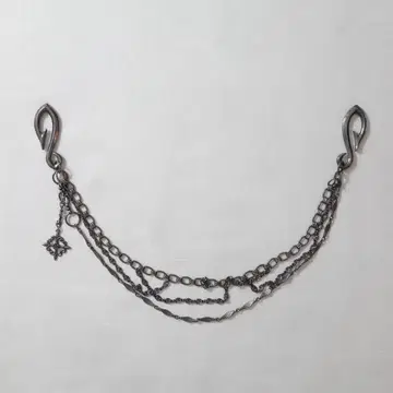 00s Tornado Mart Silver Wallet Chain 삼련