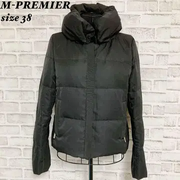 [ 새상품급 ] M-PREMIER 다운 자켓 블랙 사이즈 38