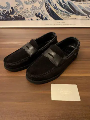 Paraboot 블랙 로퍼 빔즈 별주