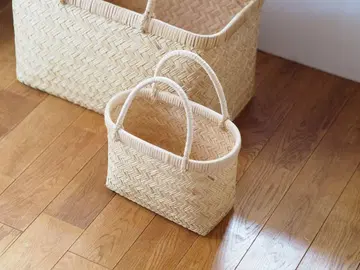 대나무 바스켓 대나무 바스켓백 죽세공 작음