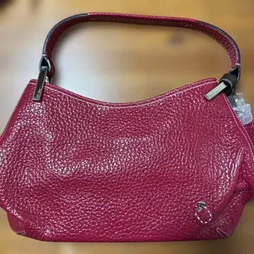 FURLA 엠보 가죽 숄더백 핑크