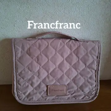 Francfranc 퀼팅 행잉 파우치