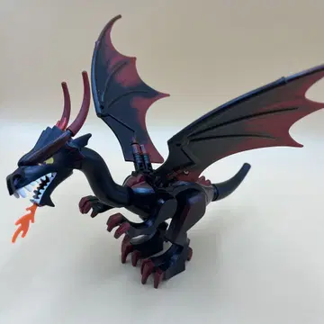 레고 캐슬 LEGO Castle 드래곤 블랙 부품 결함 있음