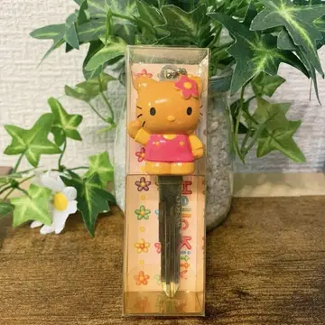 당시 물건 일광화상 카오하나 헬로키티 마스코트 구하기 어려움 볼체인