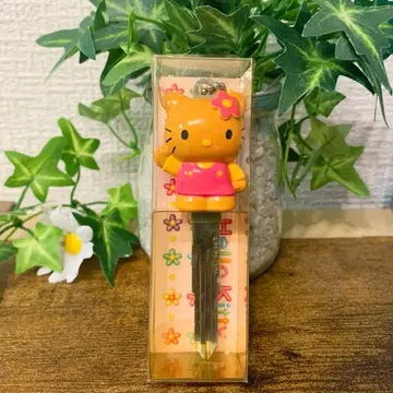 당시 물건 일광화상 카오하나 헬로키티 마스코트 구하기 어려움 볼체인