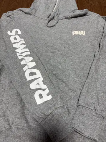 RADWIMPS 후드 부착 후드티 M 사이즈 그레이
