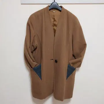 쇼와 레트로 빈티지 노카라 코트