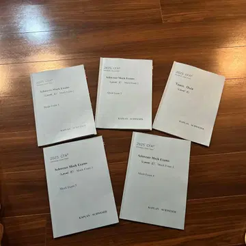 2025 CFA Schweser Mock Exams level 2
