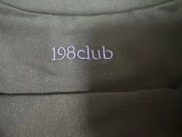 198 club 크루넥 티셔츠 100% 코튼