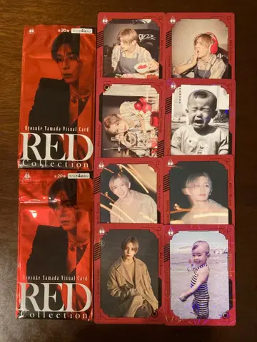 야마다 료스케 RED Collection 4장 세트 비주얼 카드