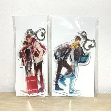 사사키와 미야노 히라노와 카기우라 빅 아크릴 키링