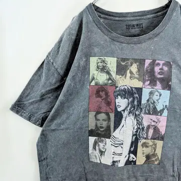 US 구제 의류 테일러 스위프트 아티스트 T셔츠 밴딩 2XL