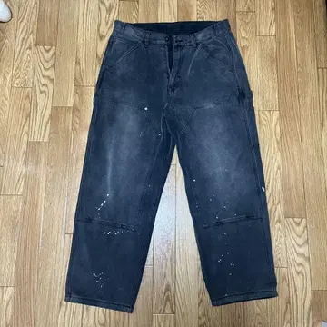 NAUTICA 블랙 페인터 팬츠