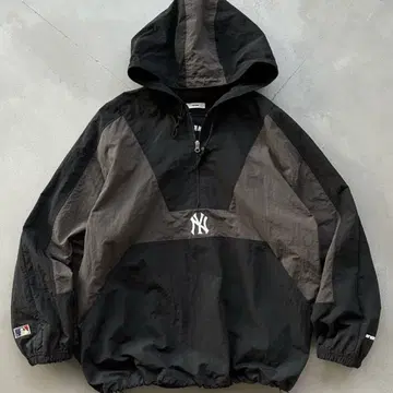 Perushu x MLB 나일론 아노락 풀오버