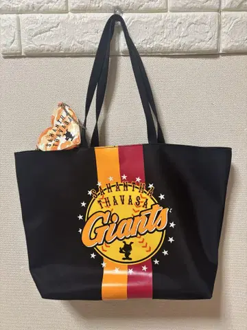 사만다 타바사 요미우리 자이언츠 콜라보 토트백 블랙