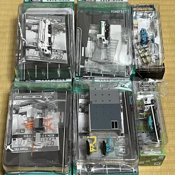 일하는 탈것 백경 트럭 컬렉션 특수 차량 세트