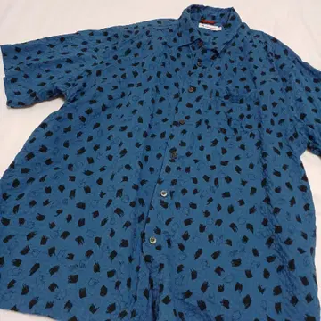 Hush Puppies 반팔 셔츠 LL 사이즈 파랑